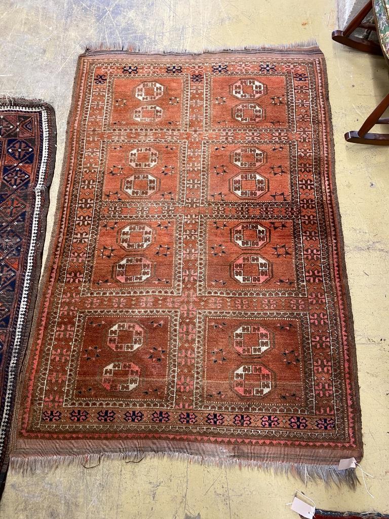 A Bokhara rug